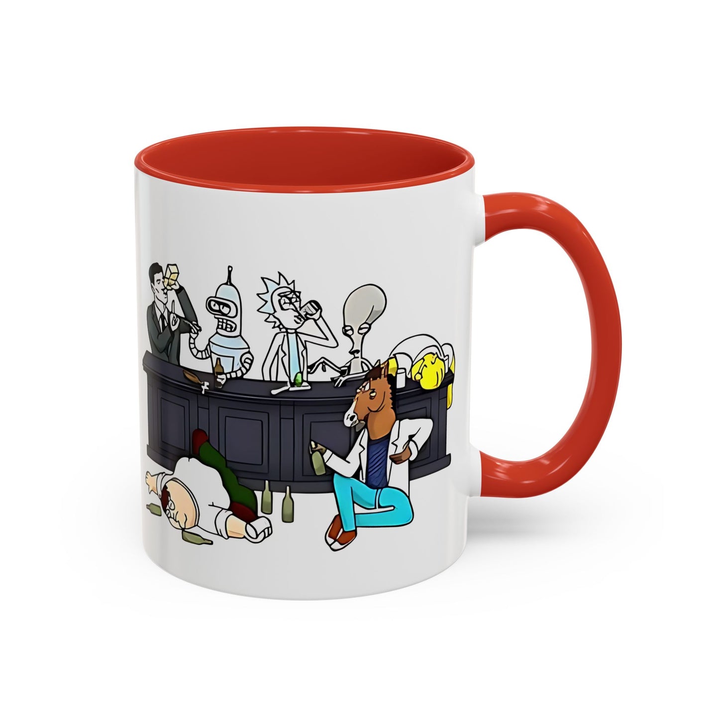 Friends Chiling Accent Coffee Mug (11, 15oz)