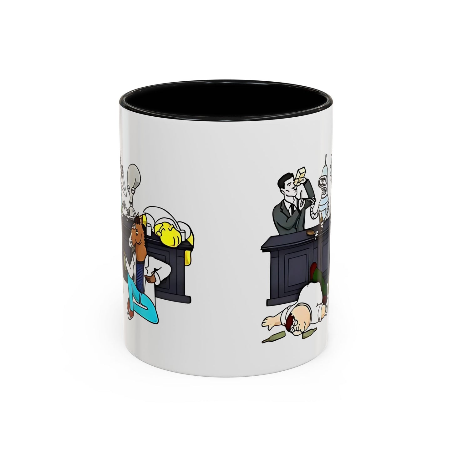 Friends Chiling Accent Coffee Mug (11, 15oz)