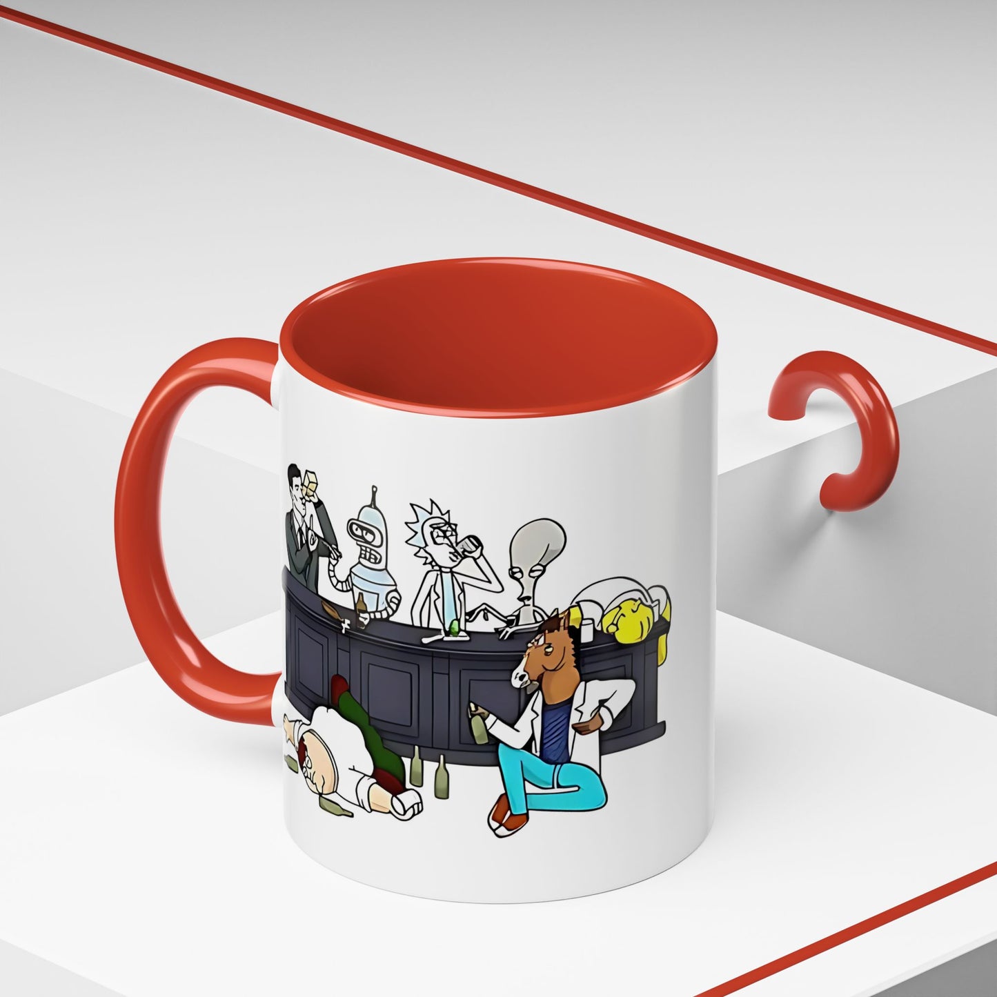 Friends Chiling Accent Coffee Mug (11, 15oz)