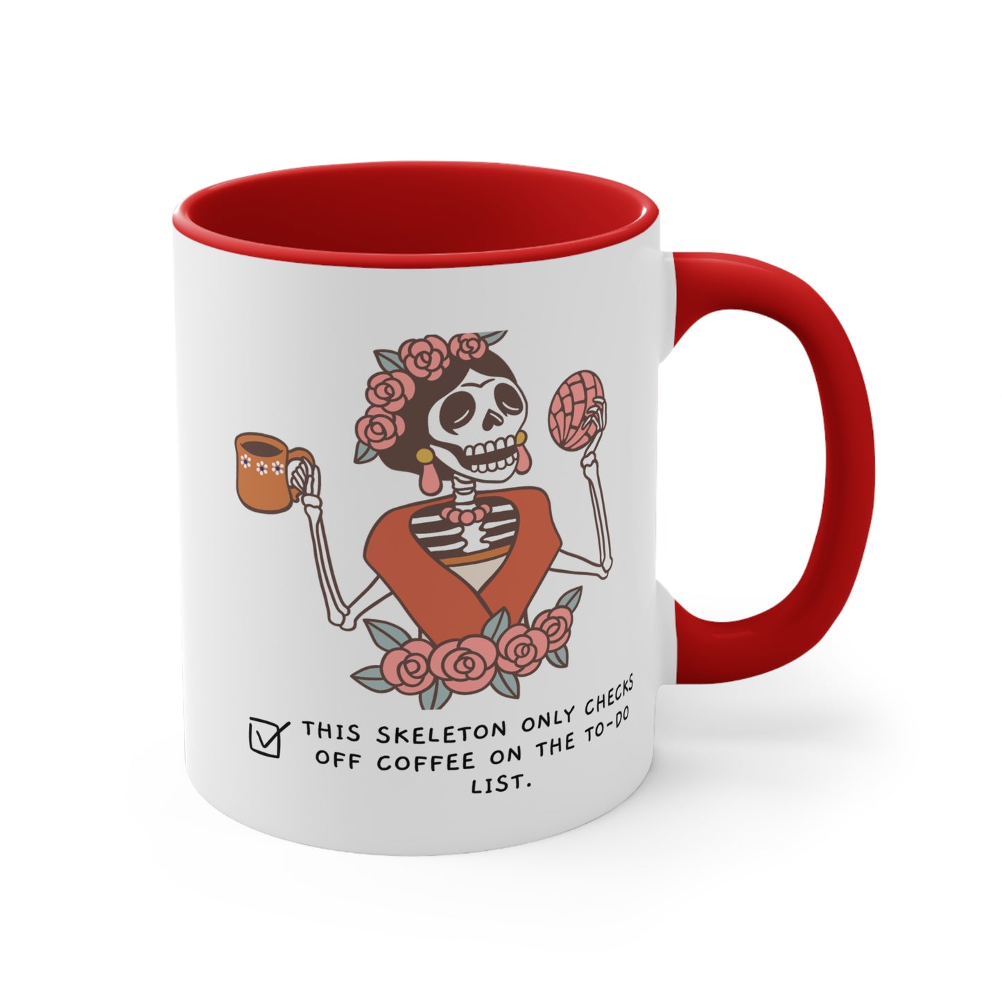 Skelton Funny Colorful Mugs, 11oz