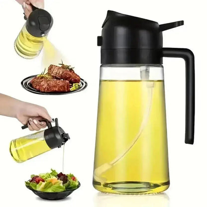 Oil Dispenser & Sprayer Bottle