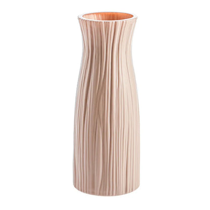 White Plastic Vase for Home Decoration