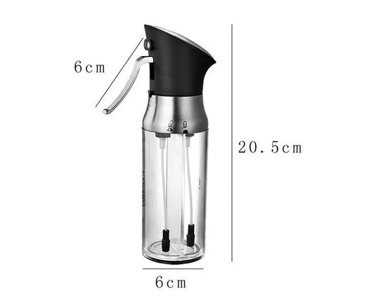 2-in-1 Oil & Vinegar Sprayer – Fine Mist BBQ Spray Bottle