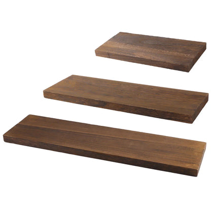 Wall Mounted Floating Single Layer Wooden Shelf