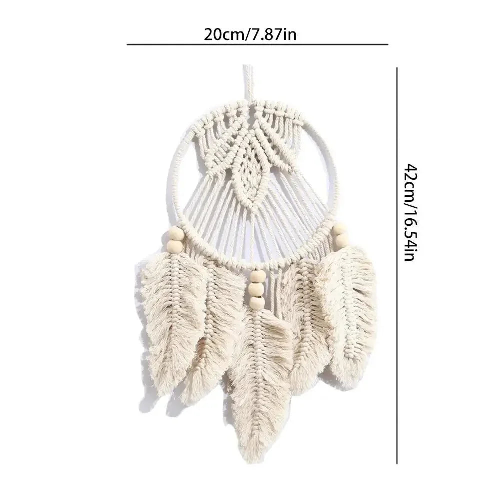 Bohemian Macrame Tree of Life Dream Catcher Wall Hanging Decor - Xerxes Eagles