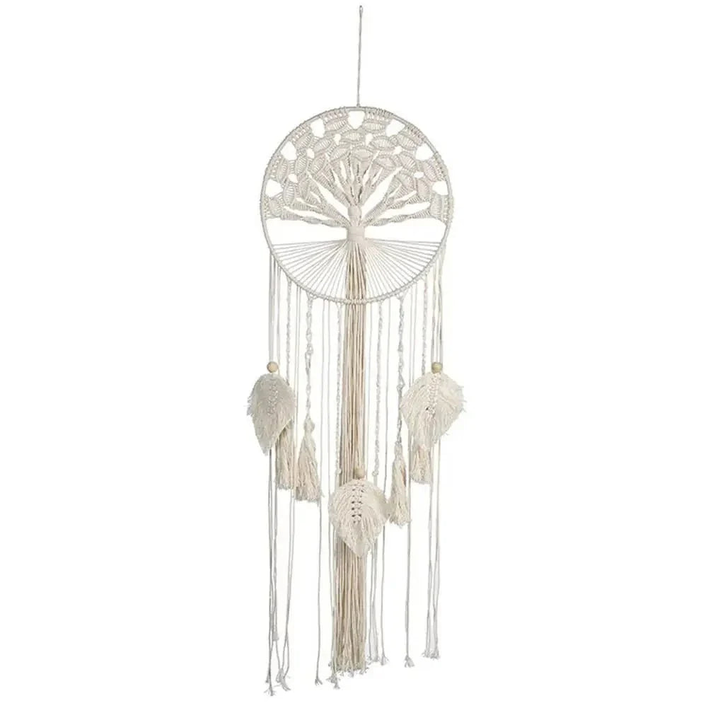 Bohemian Macrame Tree of Life Dream Catcher Wall Hanging Decor - Xerxes Eagles